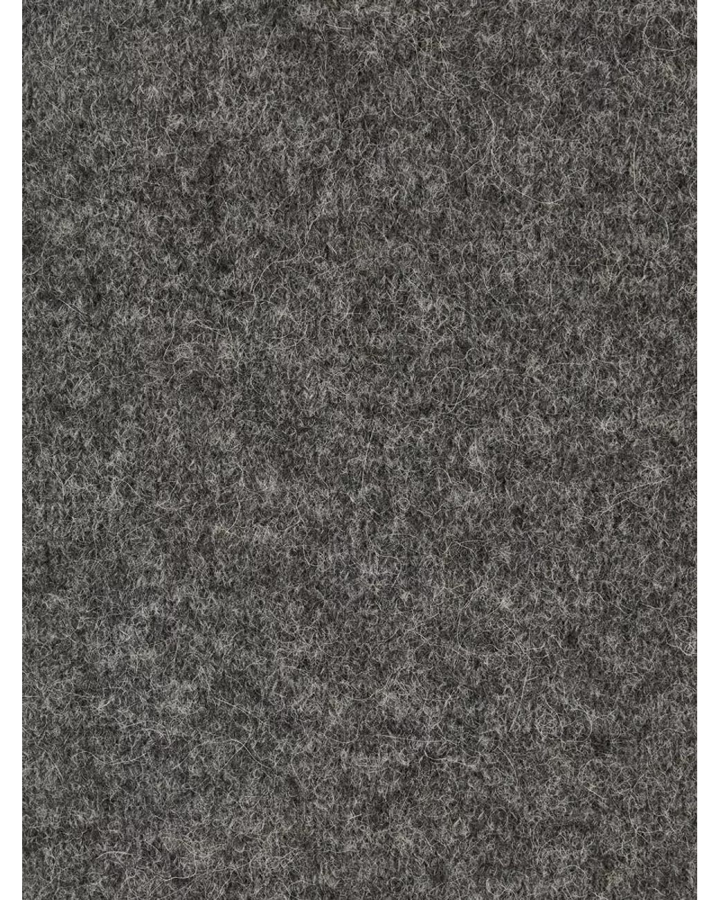AMI Gray Wool-Blend V-Neck Sleeveless Jumper for men
