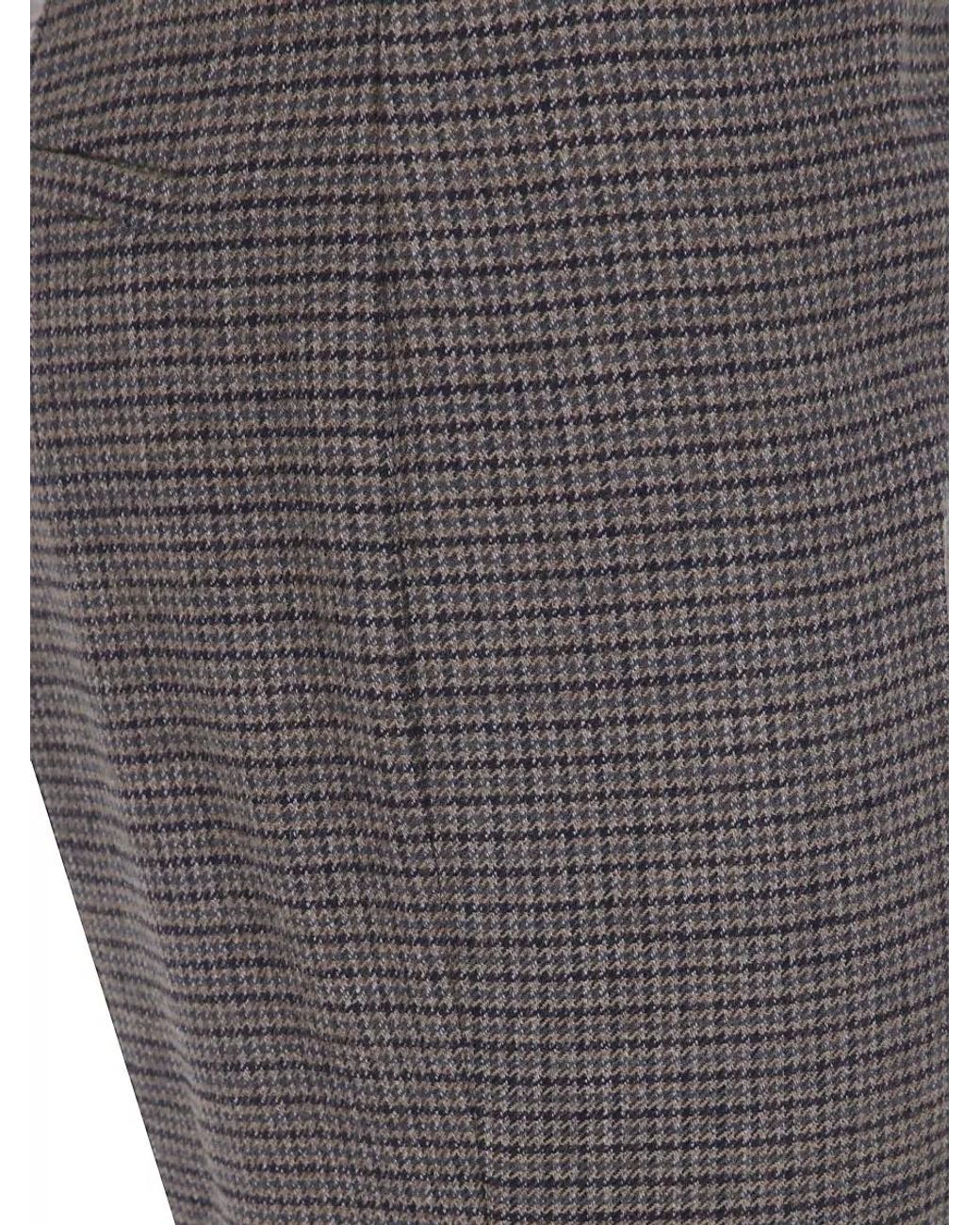 Etro Gray Flared Wool Suit Trousers