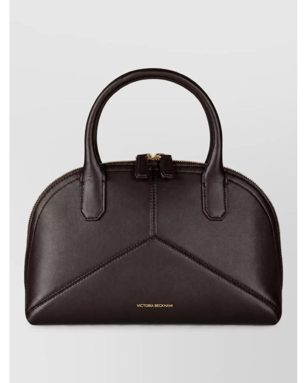 Victoria Beckham White Victoria Small Leather Shoulder Bag