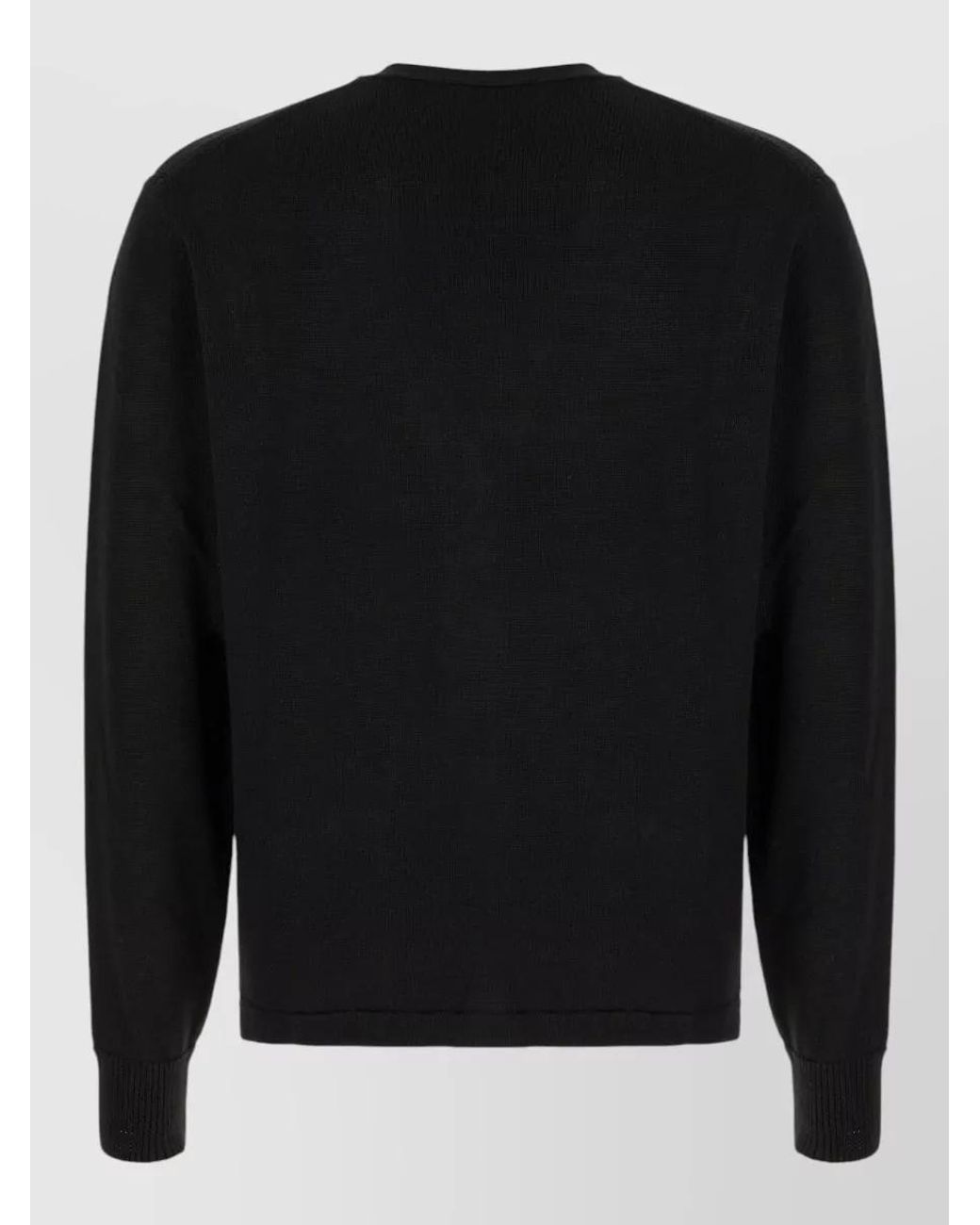 Vivienne Westwood Black Cotton Crewneck Cardigan for men
