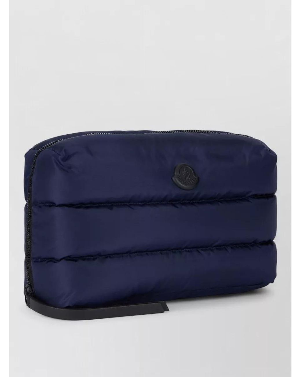 Moncler Blue Quilted Padded Clutch Bag for men