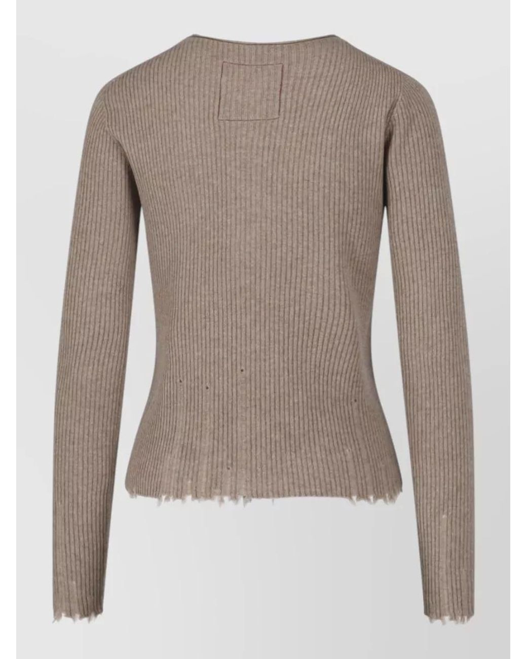 Uma Wang Multicolor Cashmere Crewneck Sweatshirt