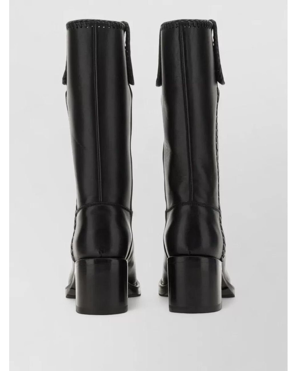 Hereu Black Leather Boots