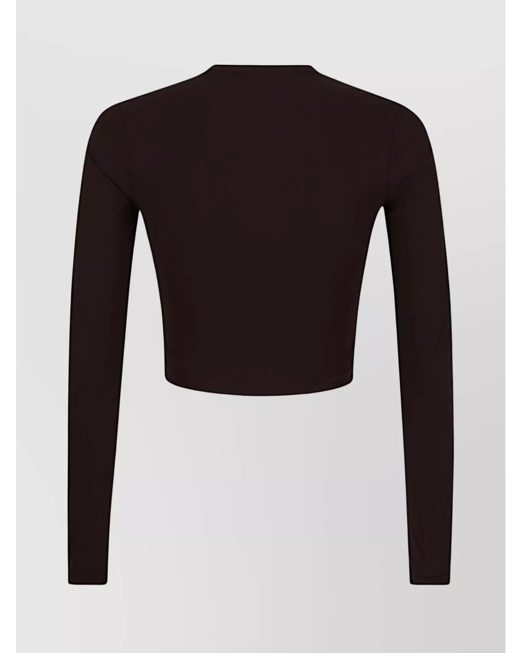 Jil Sander Black Fitted Long-Sleeve T-Shirt