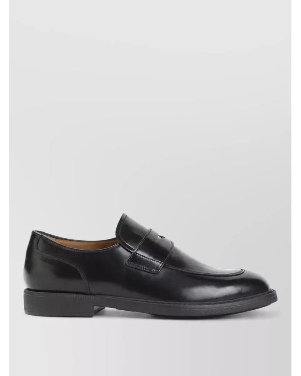 Church's Black Leather Loafers for men