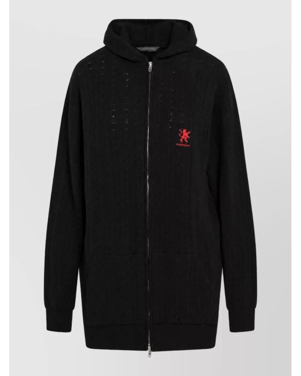 Balenciaga Black Fine-Knit Jumper