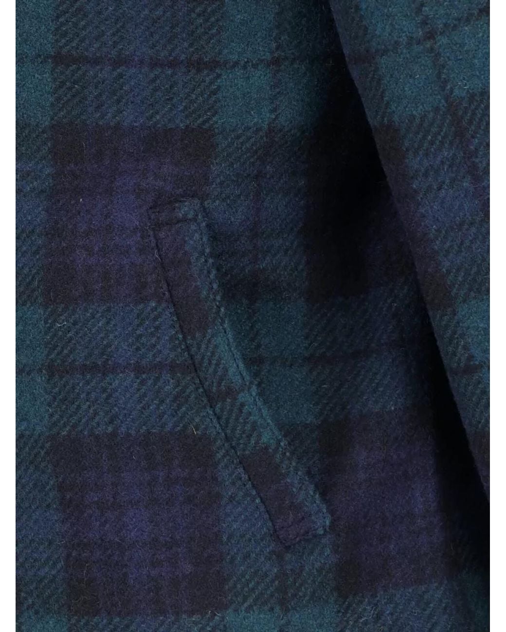 Polo Ralph Lauren Blue Wool Single-Breasted Coat for men