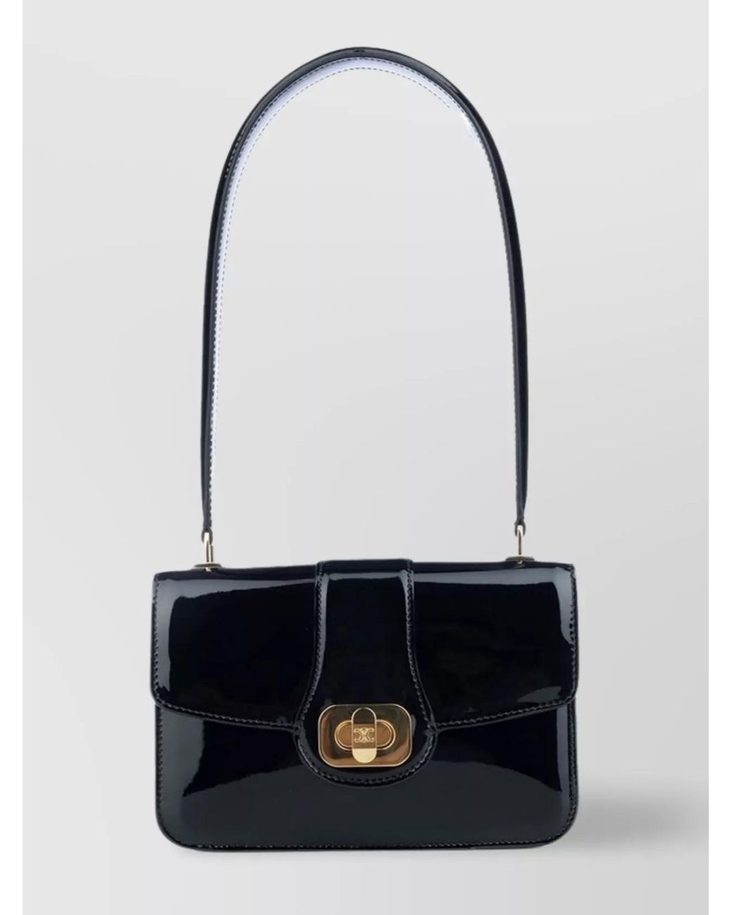 Céline White Calf Leather Shoulder Bag