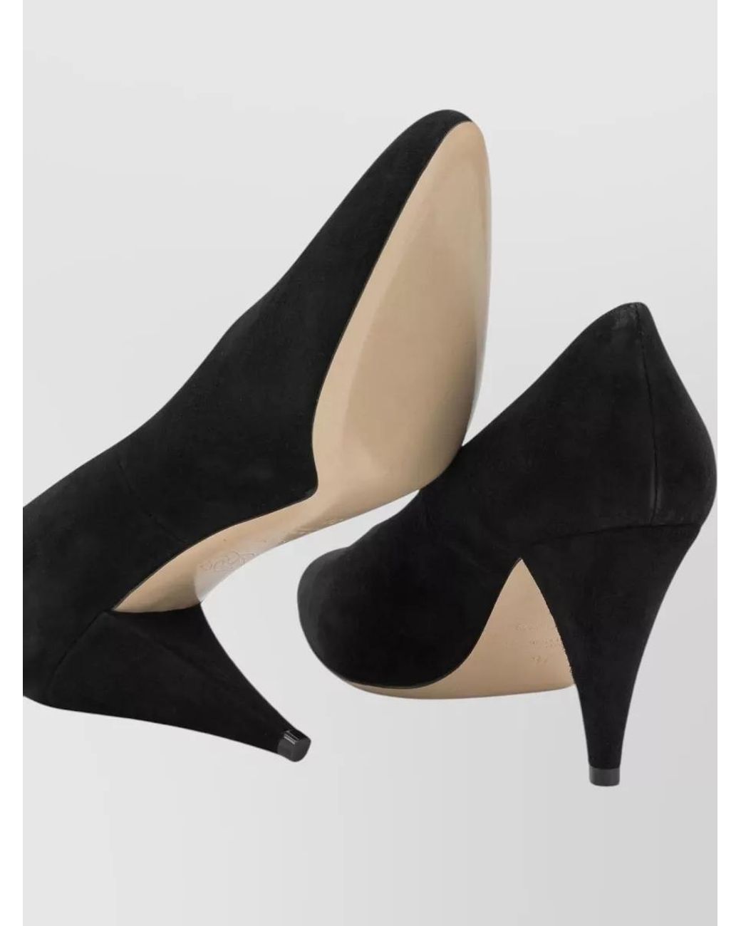 Casadei Black Leather Pumps