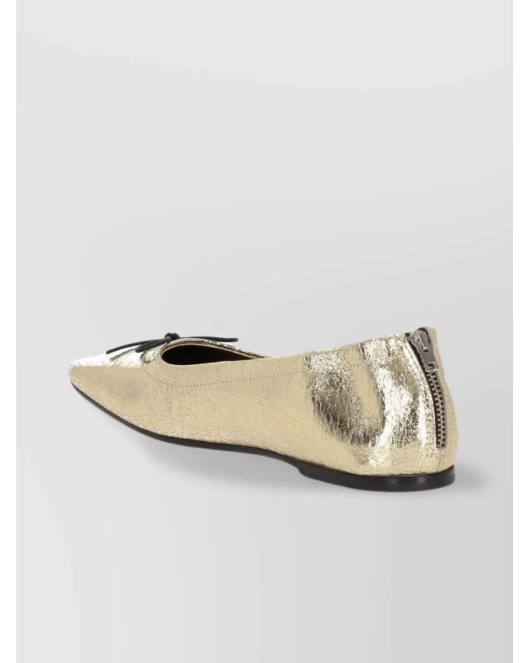 Golden Goose Deluxe Brand Multicolor Leather Zip Ballerina Shoes