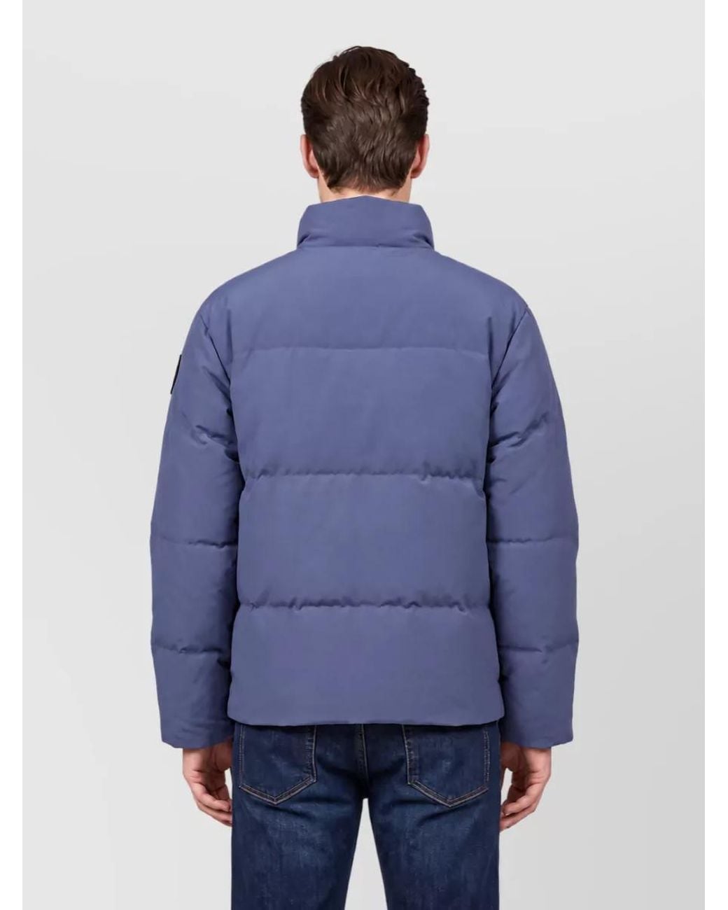 Canada Goose Blue Padded Parka Jacket for men
