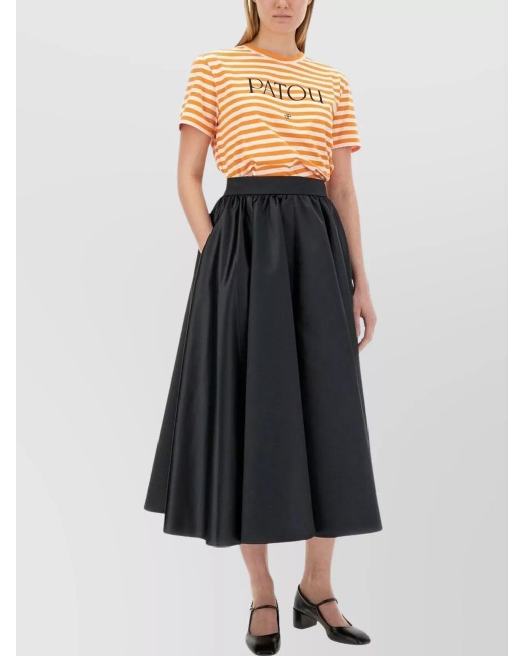 Patou Black Maxi Skirt