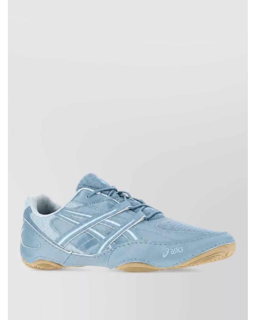 Asics Blue Fabric Lace-Up Sneakers