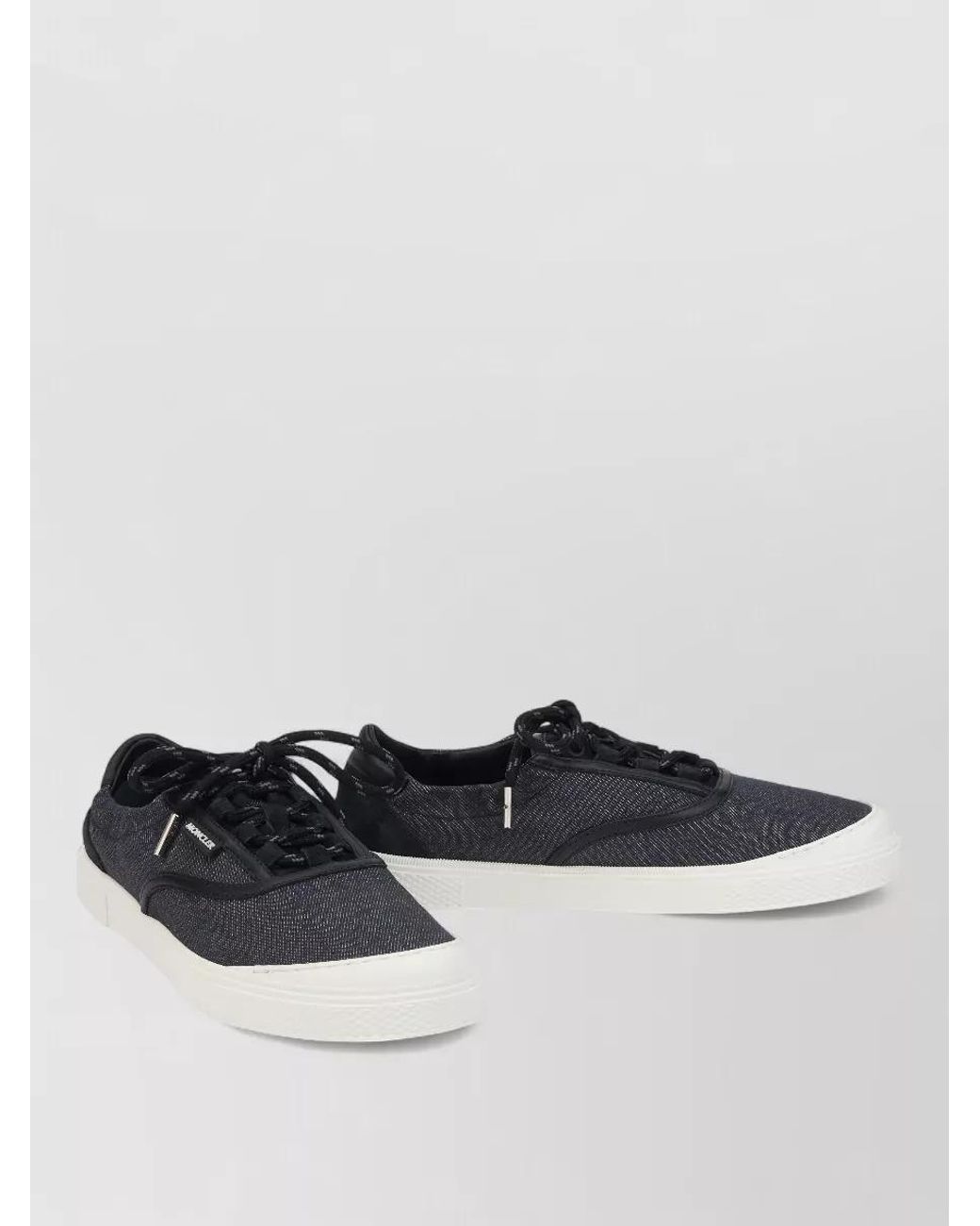 Moncler Multicolor Denim Low-Top Sneakers