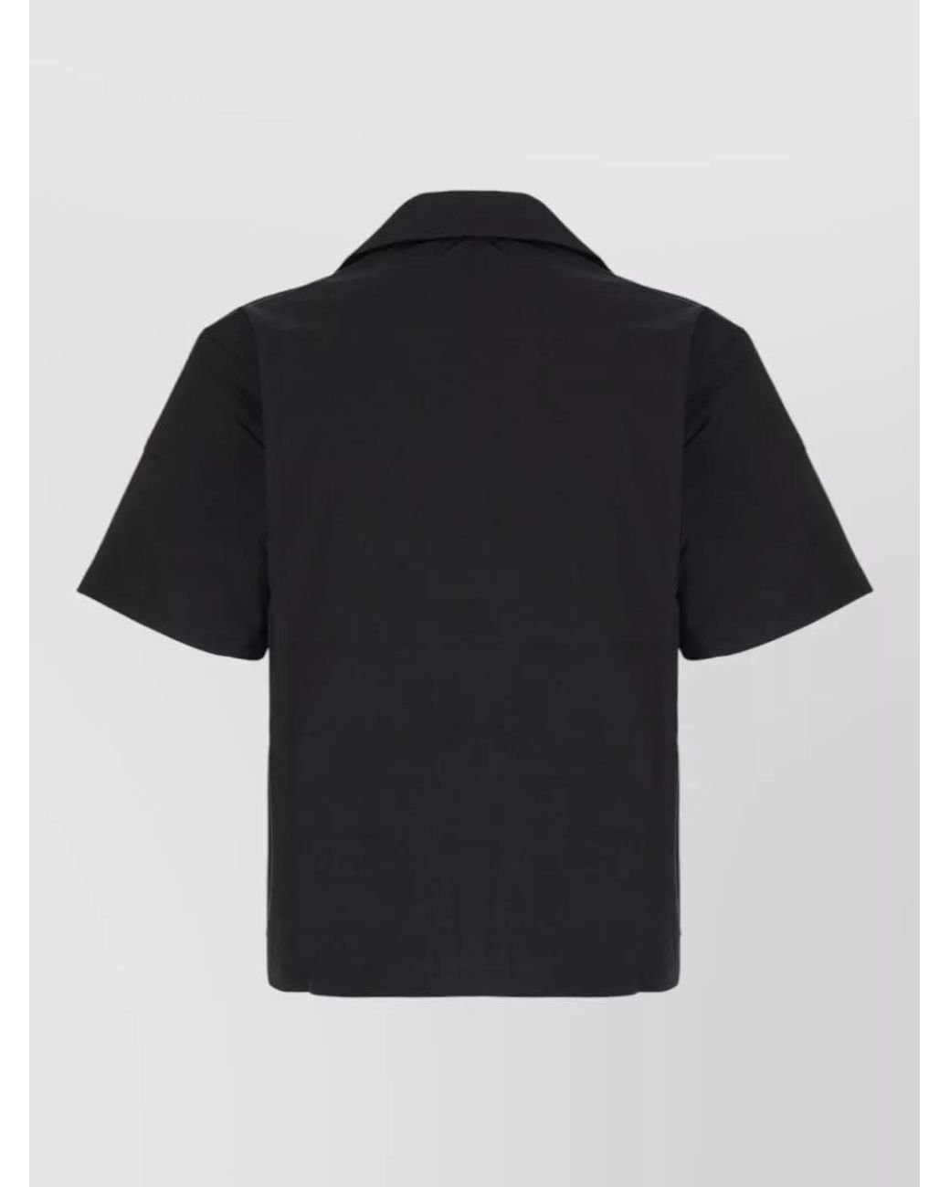 Entire studios Black Cotton Short-Sleeve Shirt for men