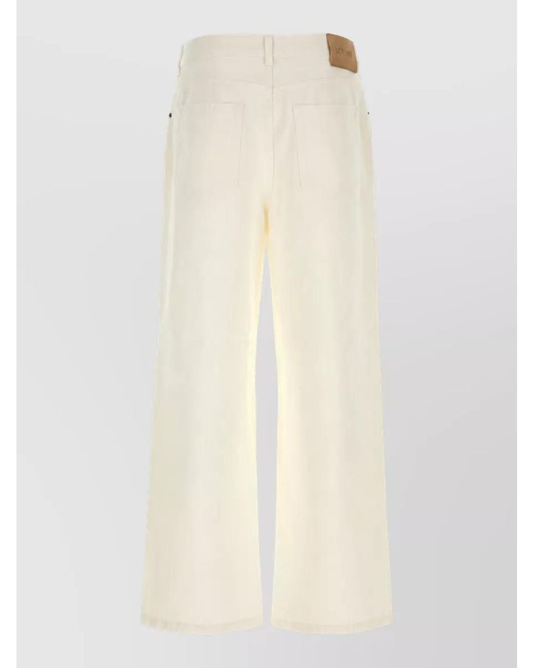 Loewe White Denim Jeans for men