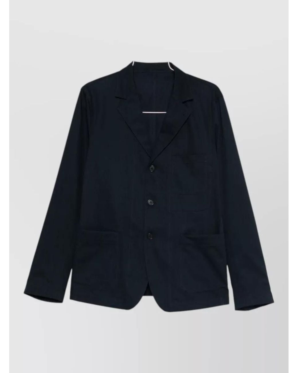 Givenchy Blue Cotton Blazer for men