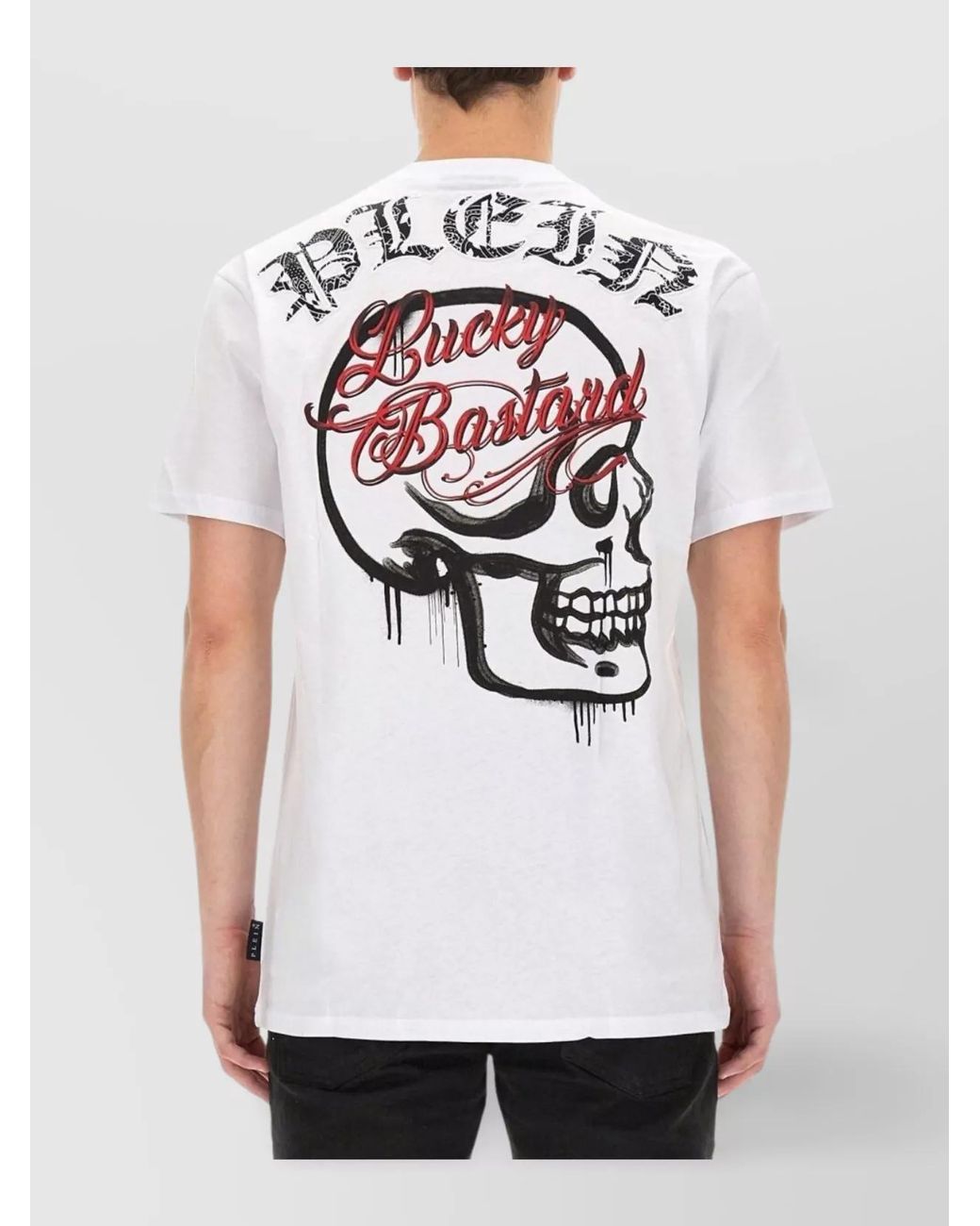 Philipp Plein White Cotton Regular-Fit T-Shirt for men