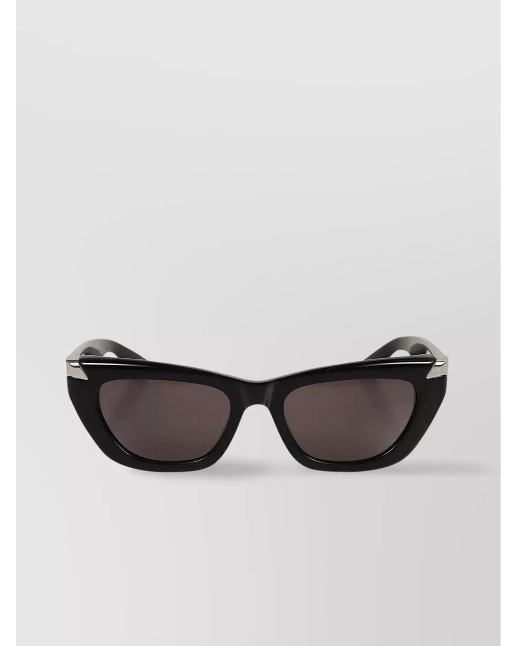 McQueen Brown Acetate Punk Rivet Sunglasses