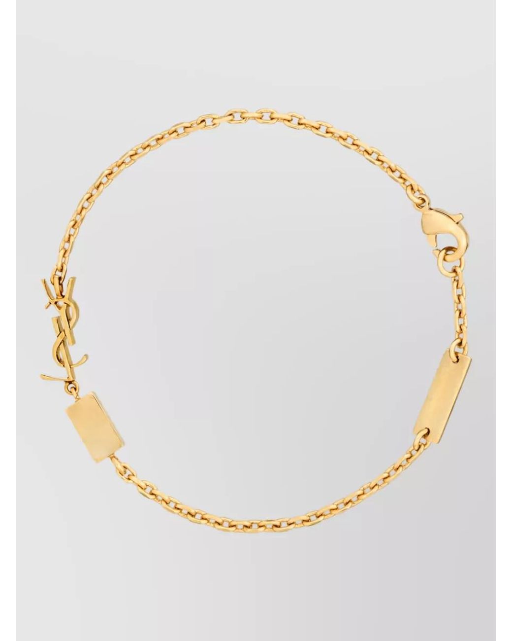 Saint Laurent Natural Cassandre Bracelet