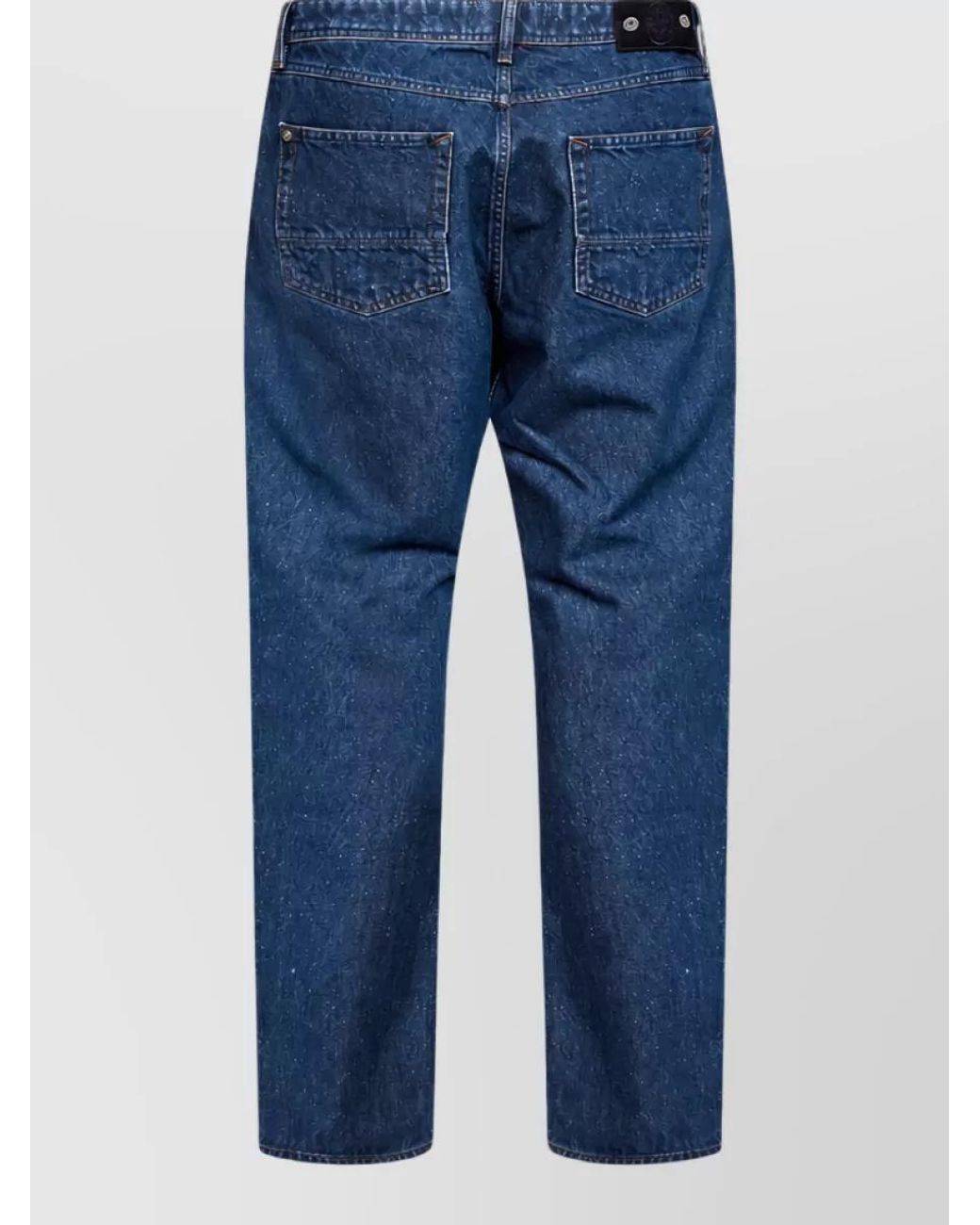 Stone Island Blue Straight-Leg Jeans for men