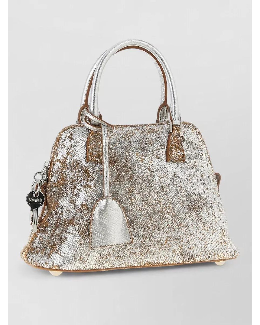 Maison Margiela Gray 5Ac Mini Shoulder Bag Detachable Strap Handle