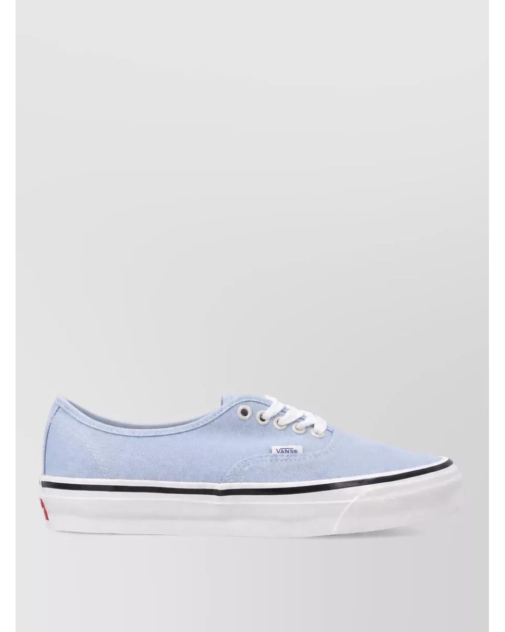 Vans White Canvas Lace-Up Sneakers