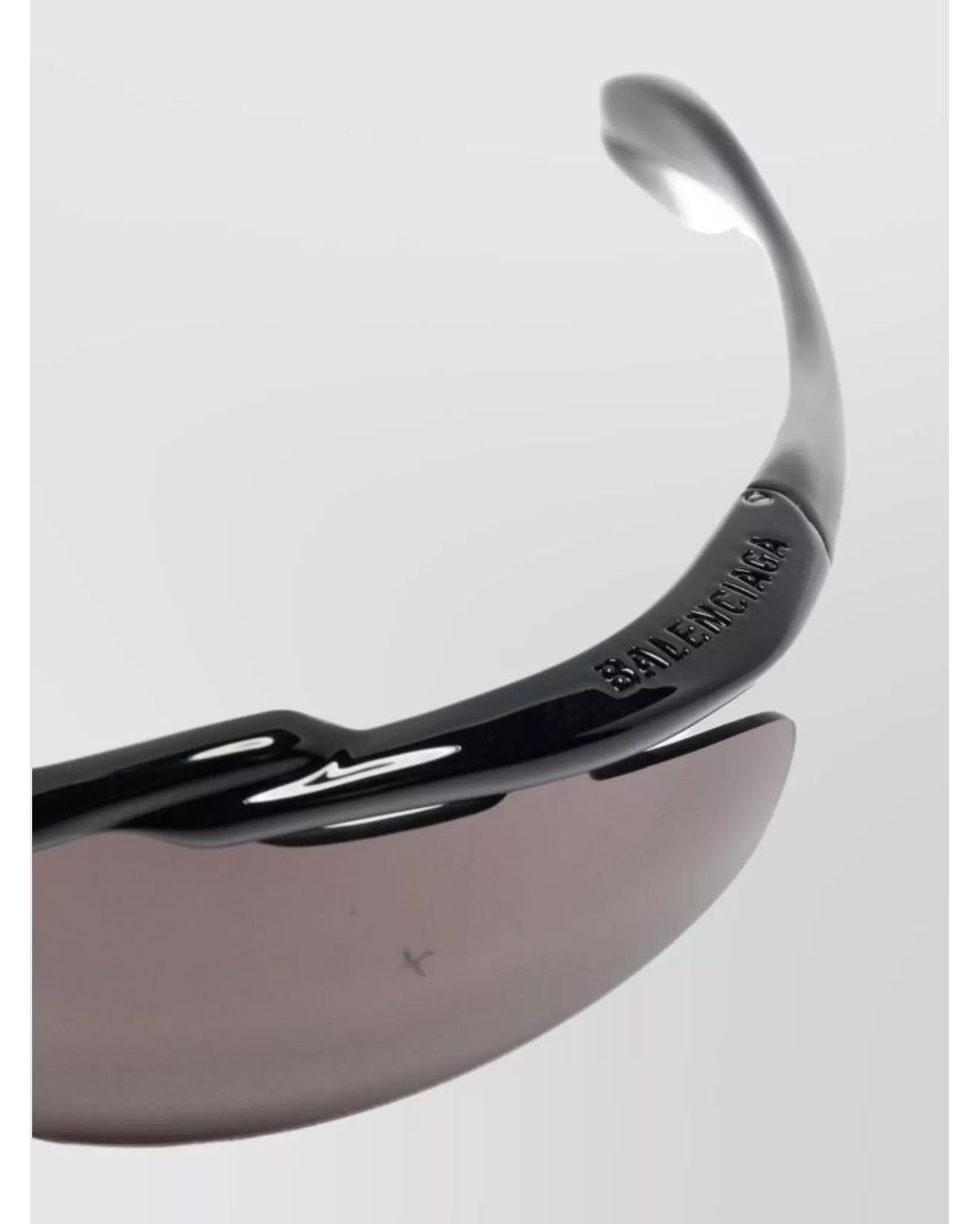 Balenciaga Gray Acetate D-Frame Sunglasses