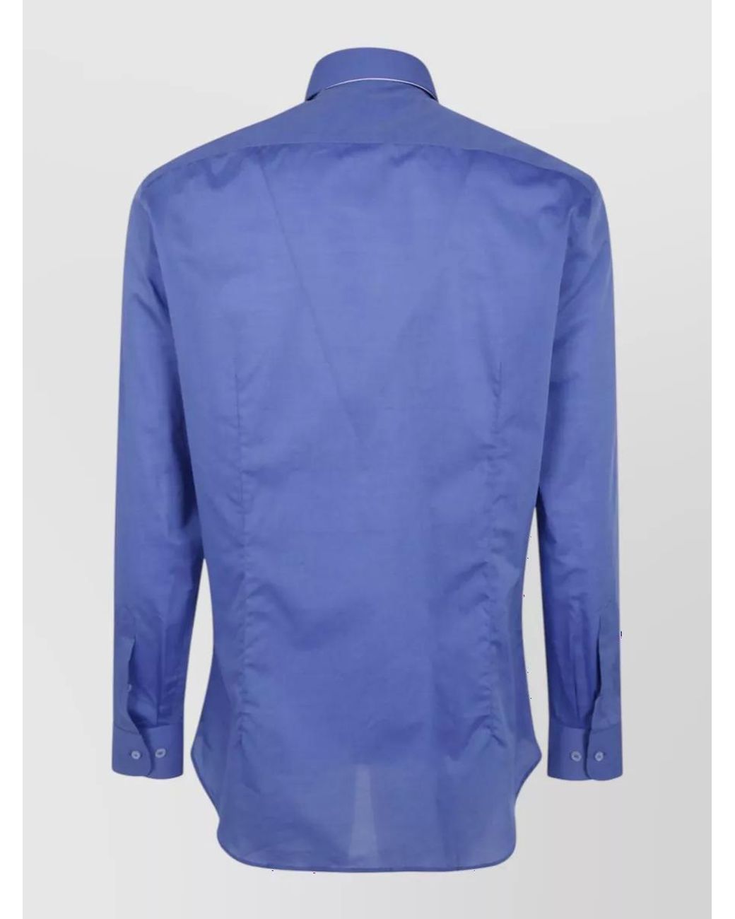 Etro Blue Cotton Classic Shirt for men