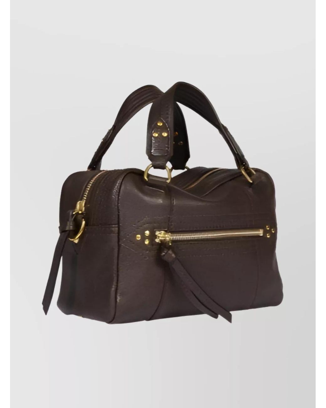 Jérôme Dreyfuss Brown Leather Shoulder Bag