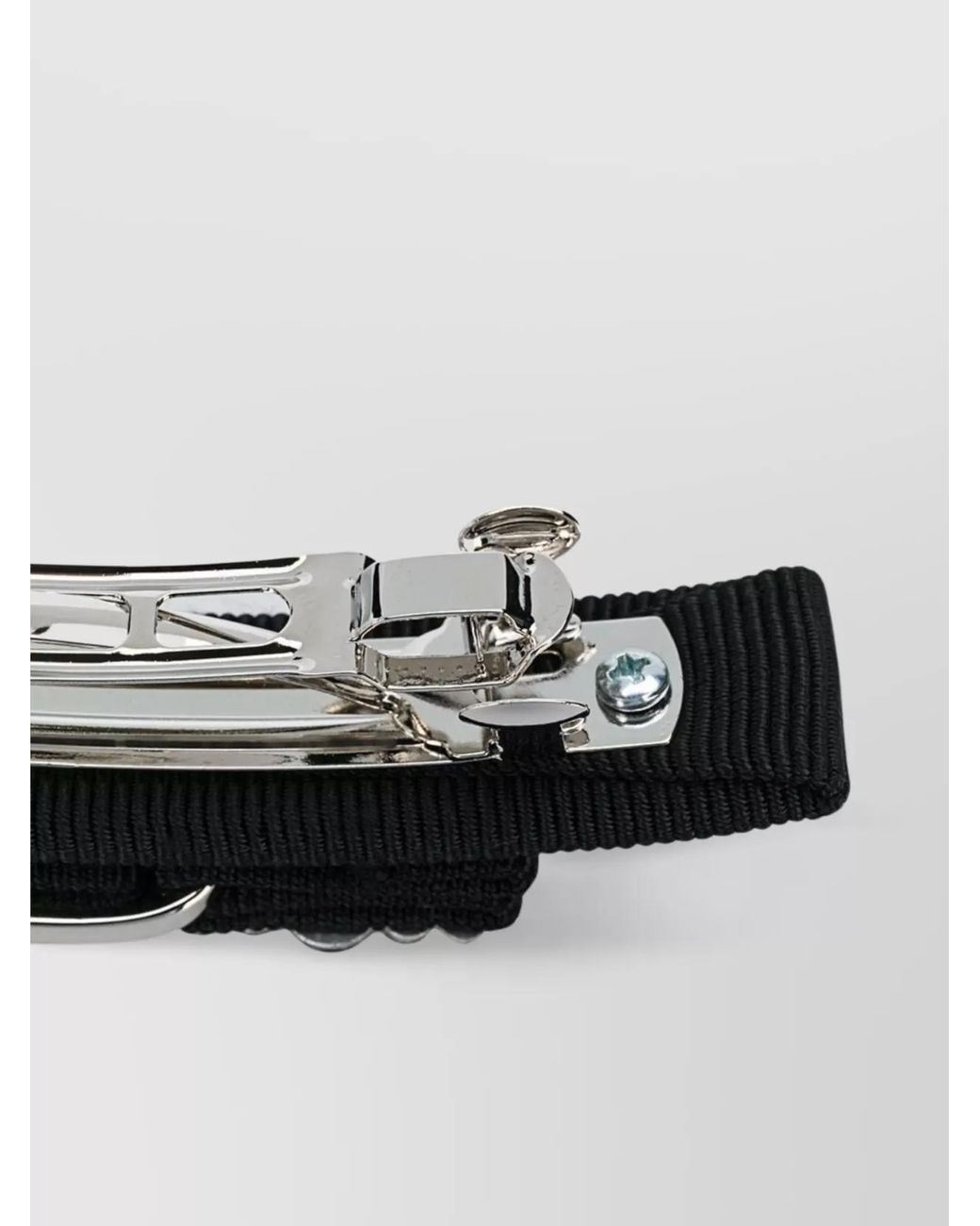 Ferragamo Metallic Crystal-Embellished Hair Clip