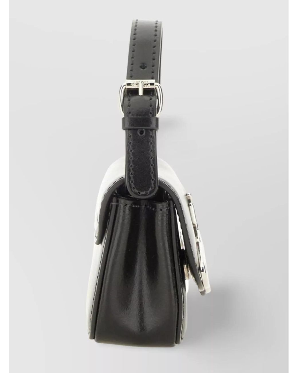 Vivienne Westwood Black Mini Linda Leather Shoulder Bag