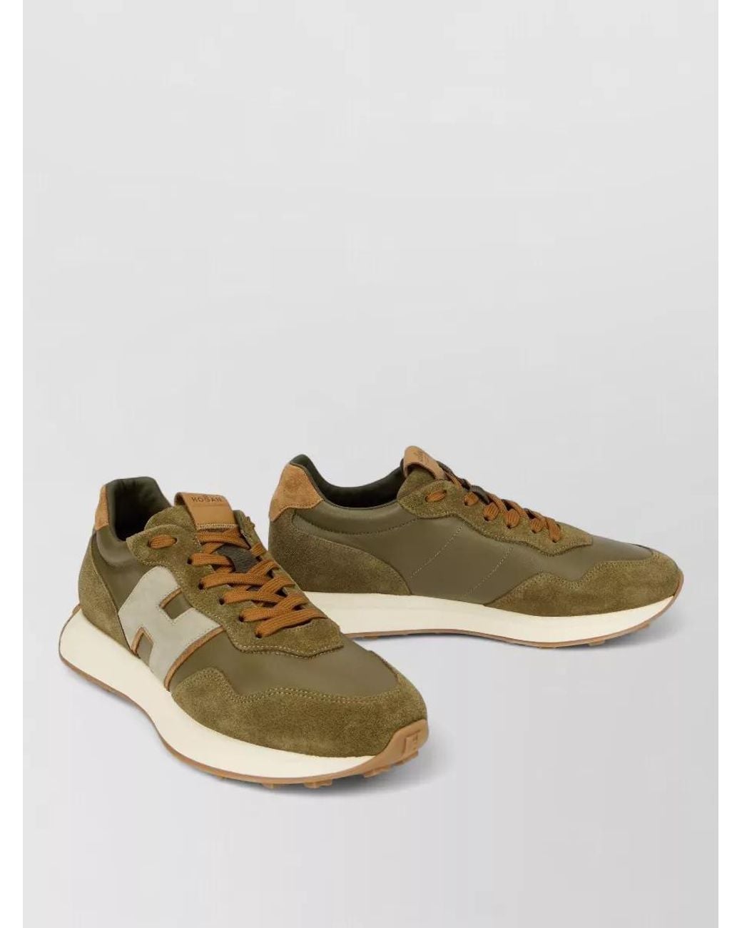 Hogan Multicolor Leather Low-Top Sneakers for men