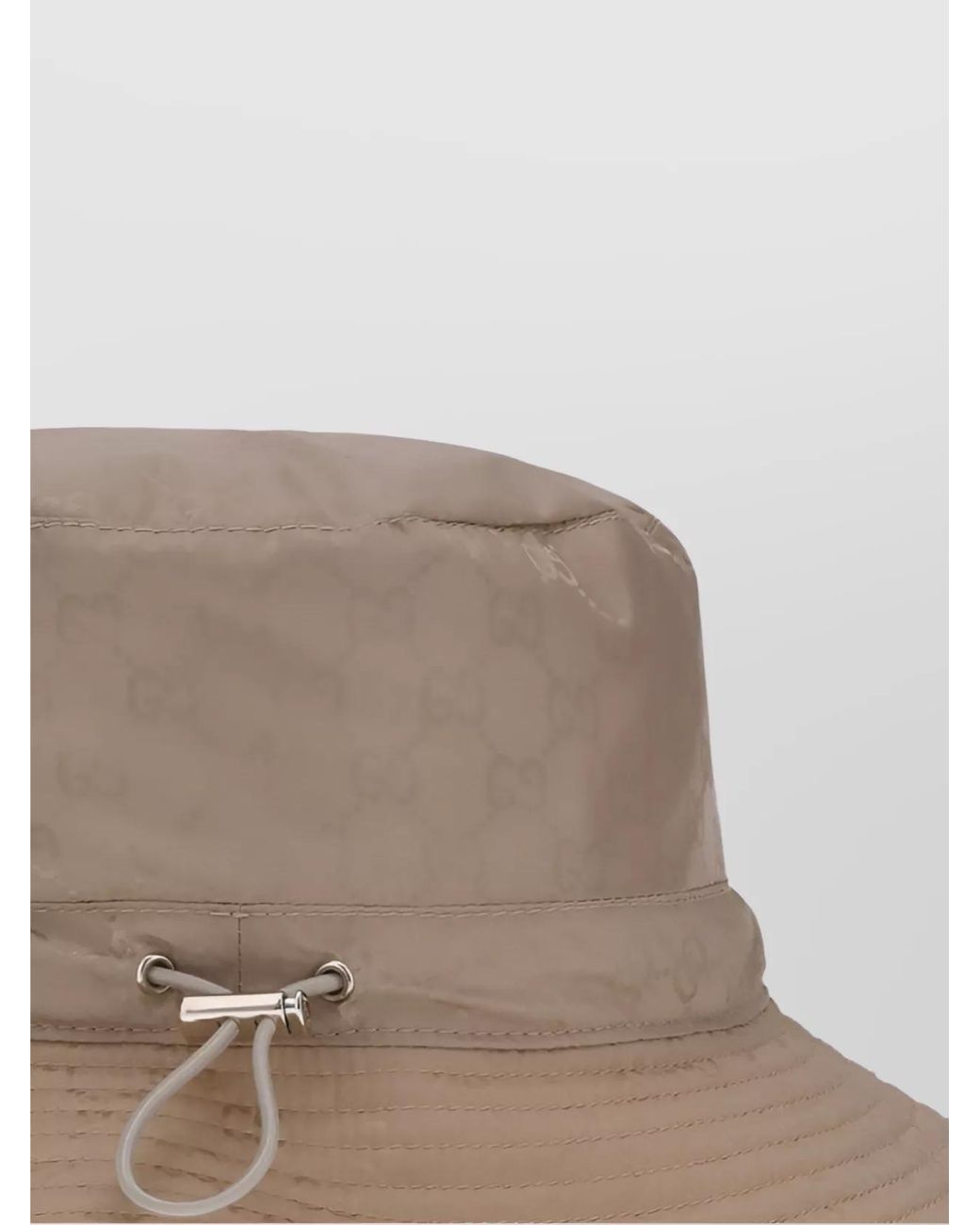 Gucci Natural Reversible Nylon Bucket Hat