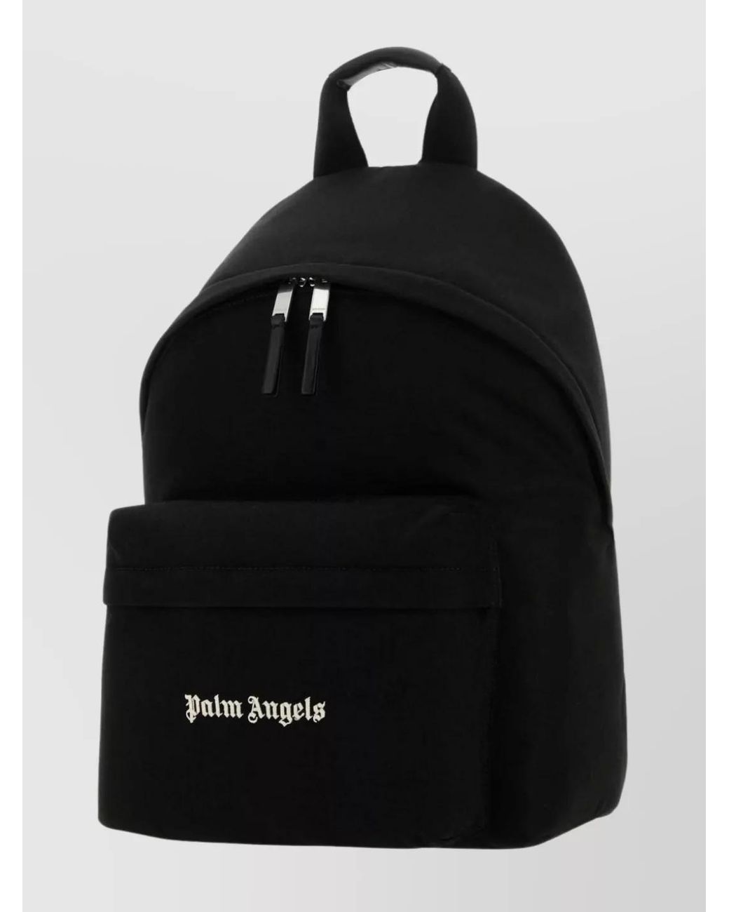 Palm Angels Black Logo Backpack for men
