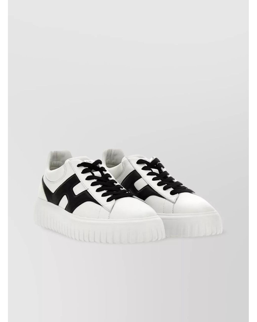 Hogan Metallic Leather Low-Top Sneakers for men