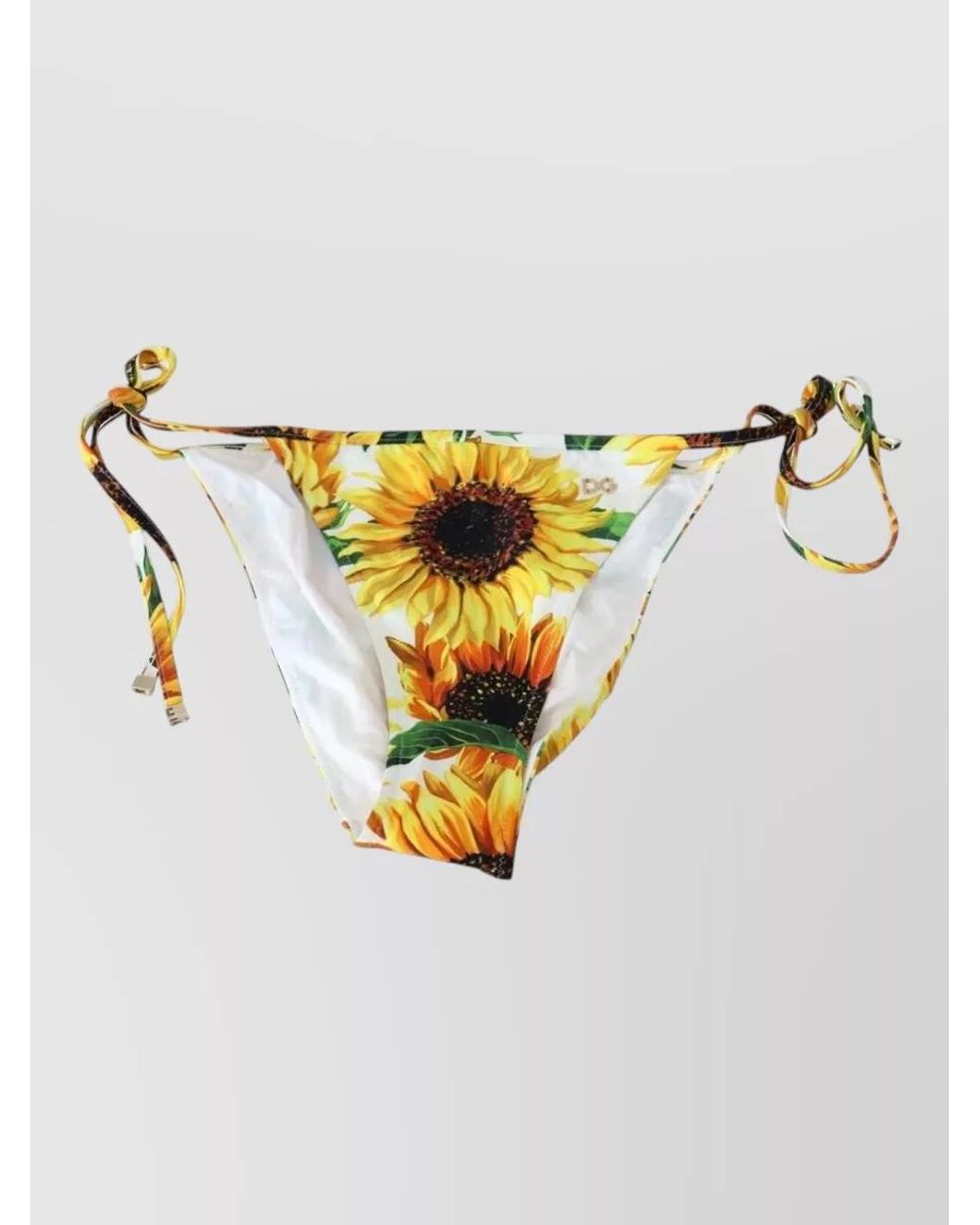 Dolce & Gabbana Metallic Logo Lace Briefs