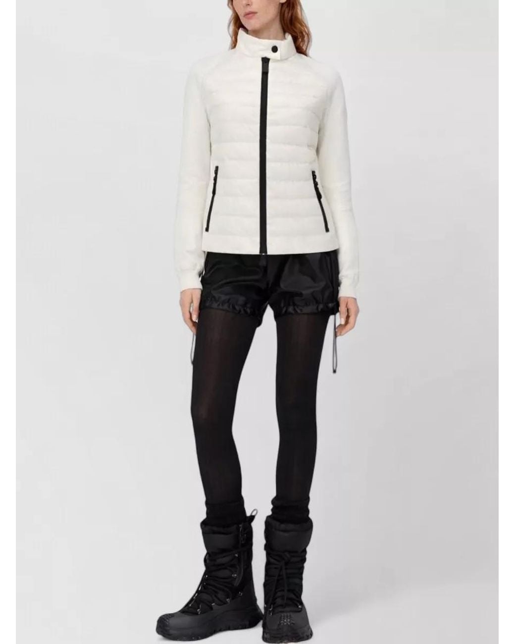 Moncler White Padded Jacket