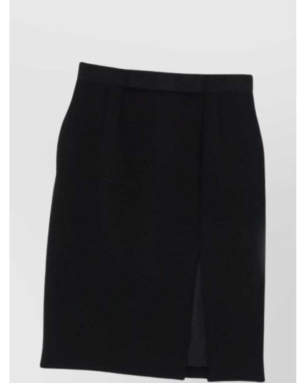 Dolce & Gabbana Black Pleated Design Skirt For A Chic Look
