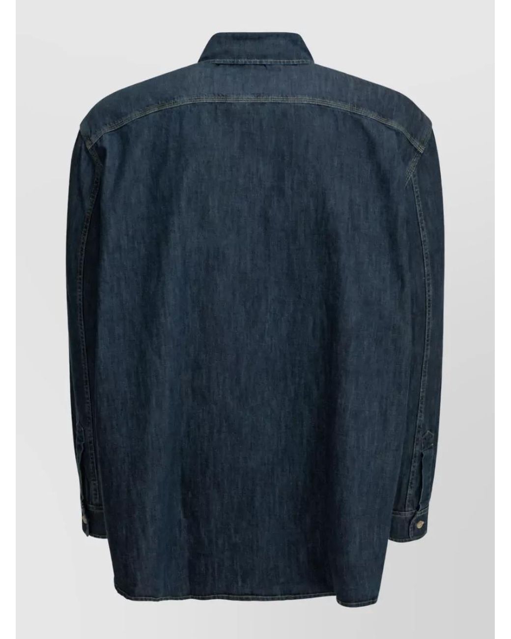 Our Legacy Blue Denim Casual Shirt for men