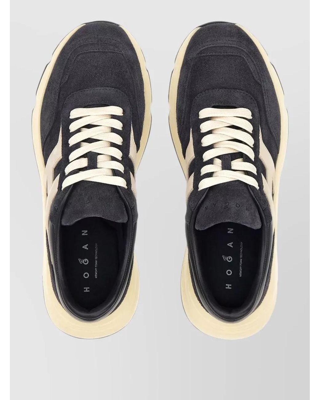 Hogan Multicolor Leather Low-Top Sneakers for men