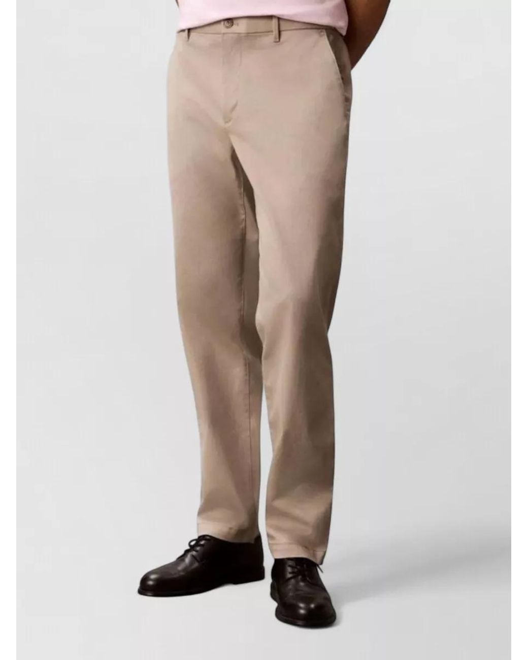 Calvin Klein Natural Tapered Chinos for men