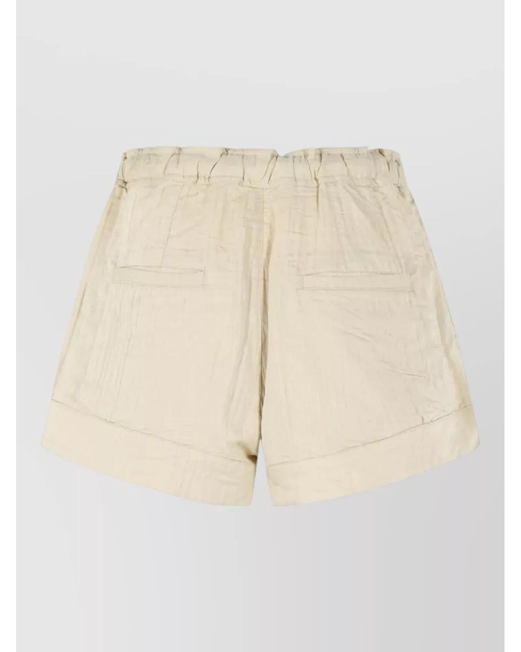 Isabel Marant Natural Knee-Length Shorts