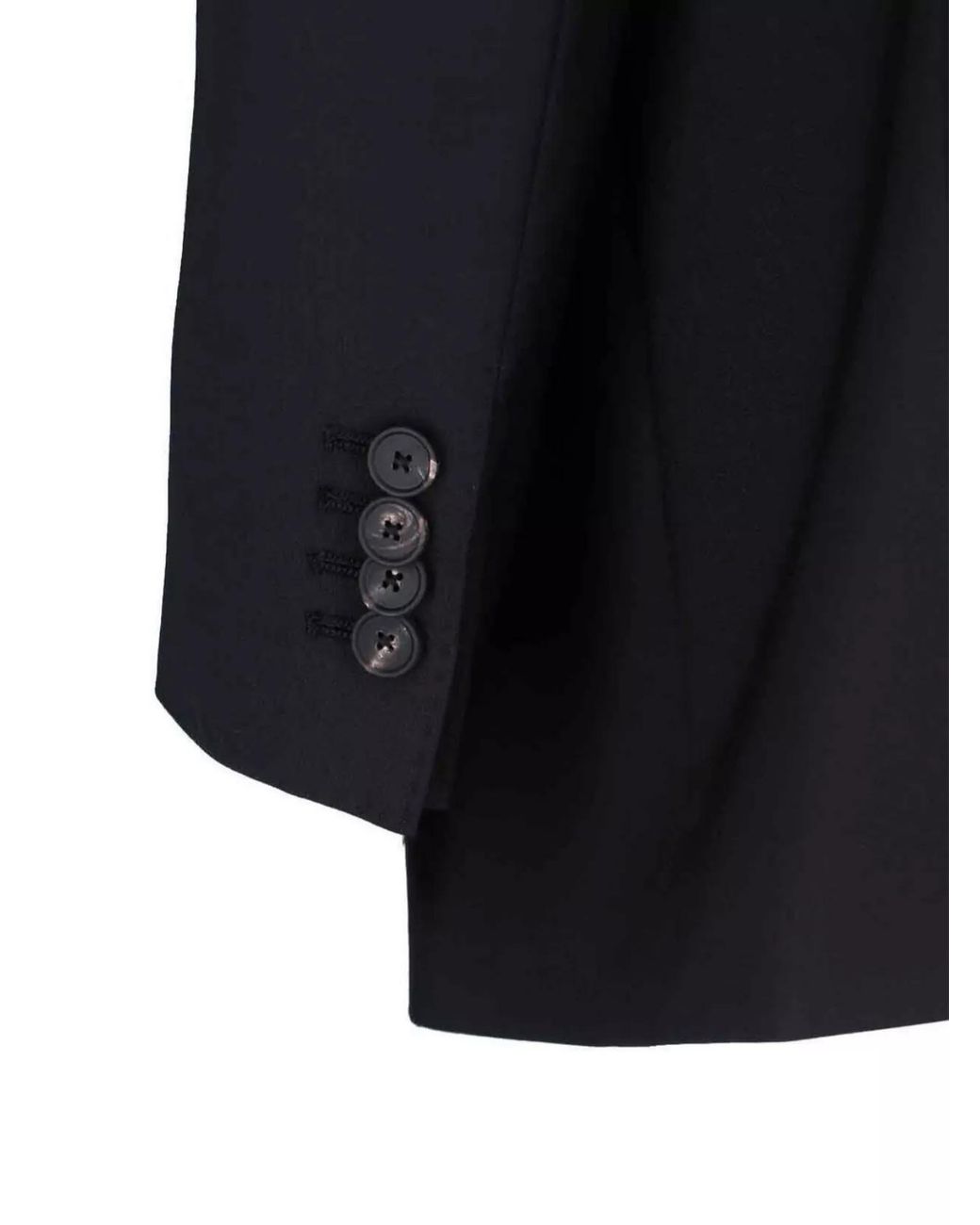 Tagliatore Black Virgin Wool Blazer