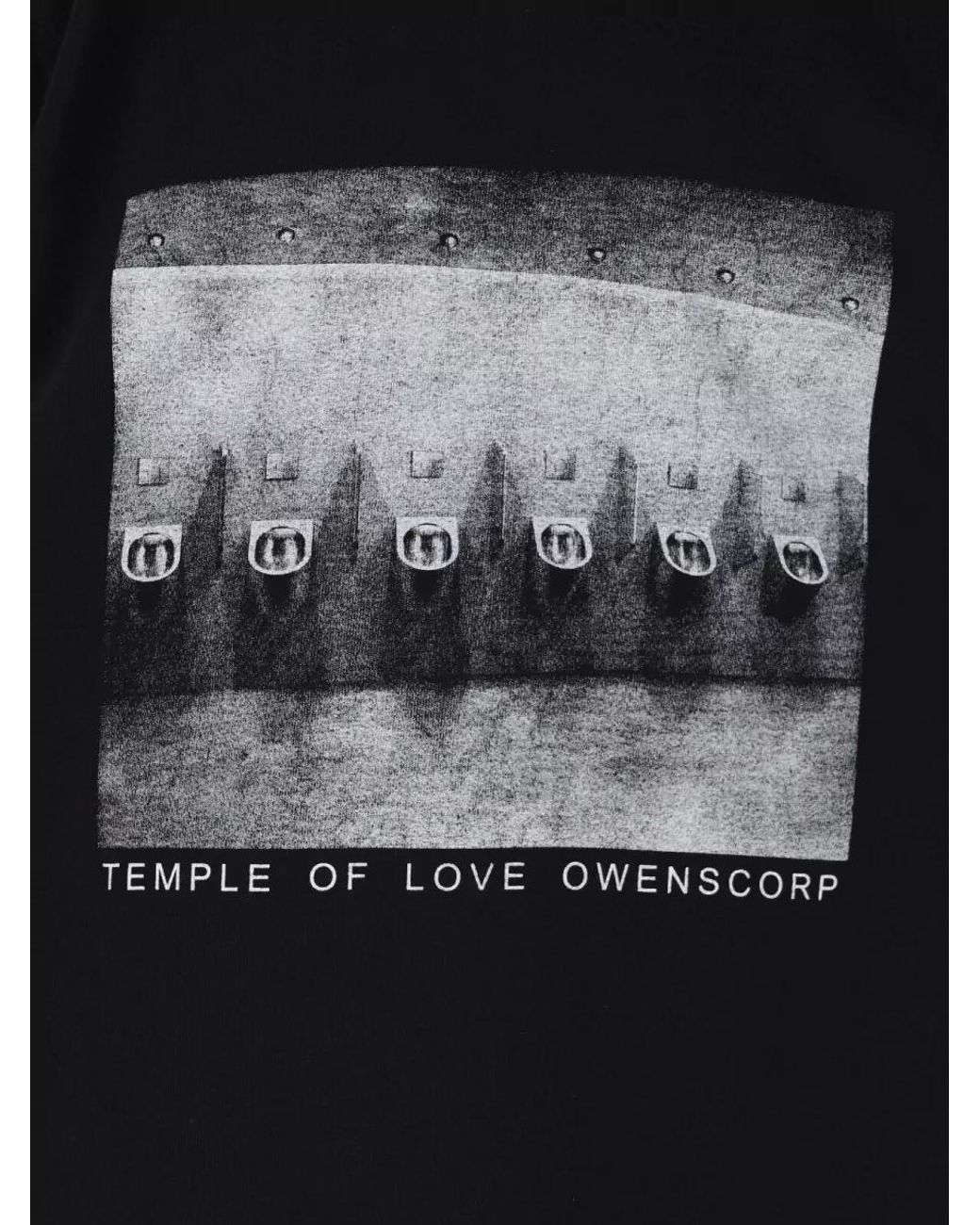 Rick Owens Black Short-Sleeve Shirt for men