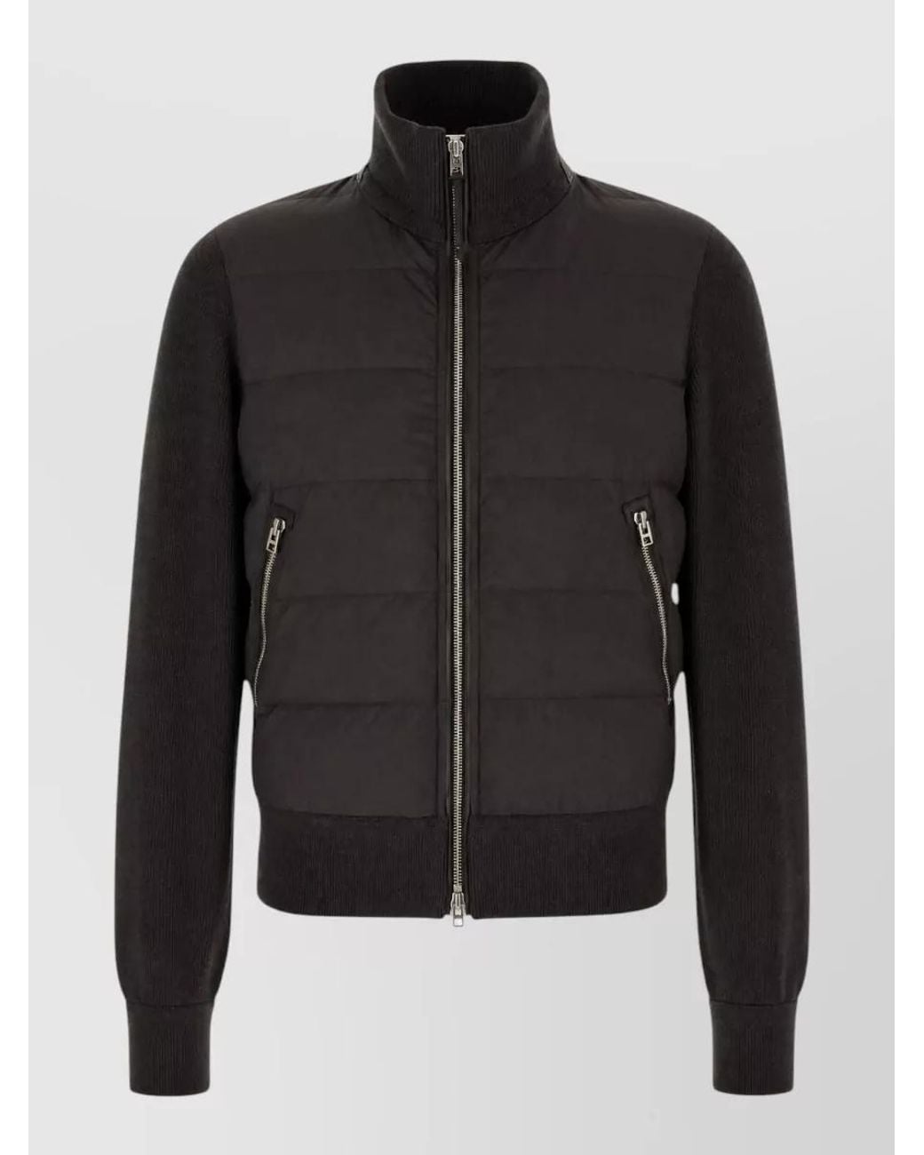 Tom Ford Black Wool Down Jacket for men