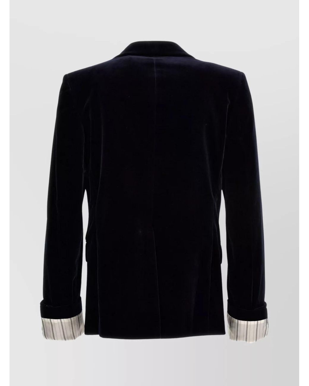 Gucci Blue Velvet Single-Breasted Blazer for men