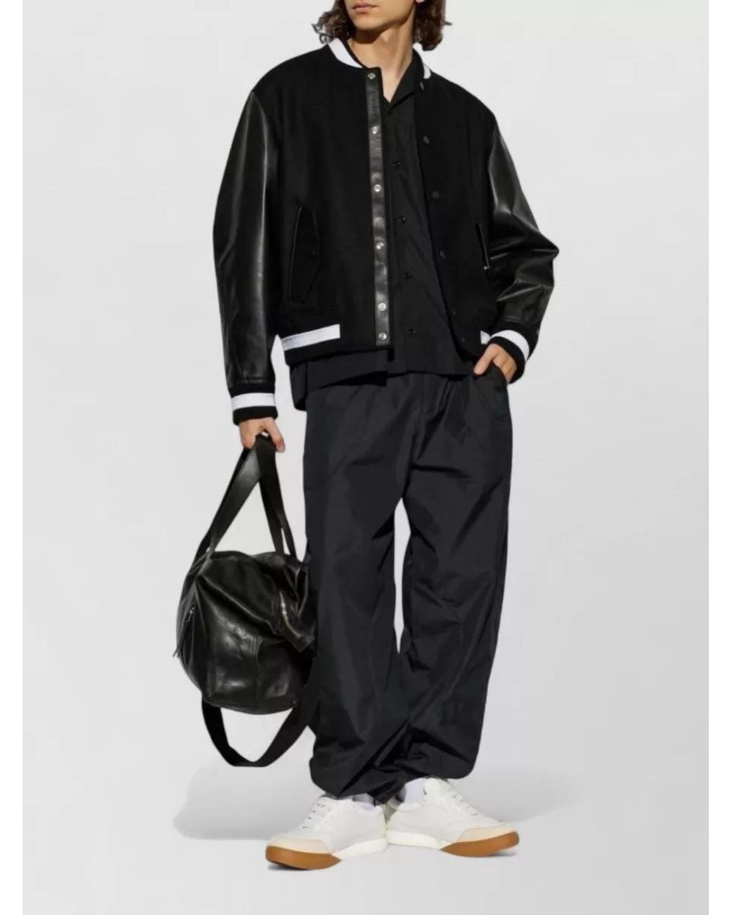Givenchy Black Relaxed-Fit Track Pants for men