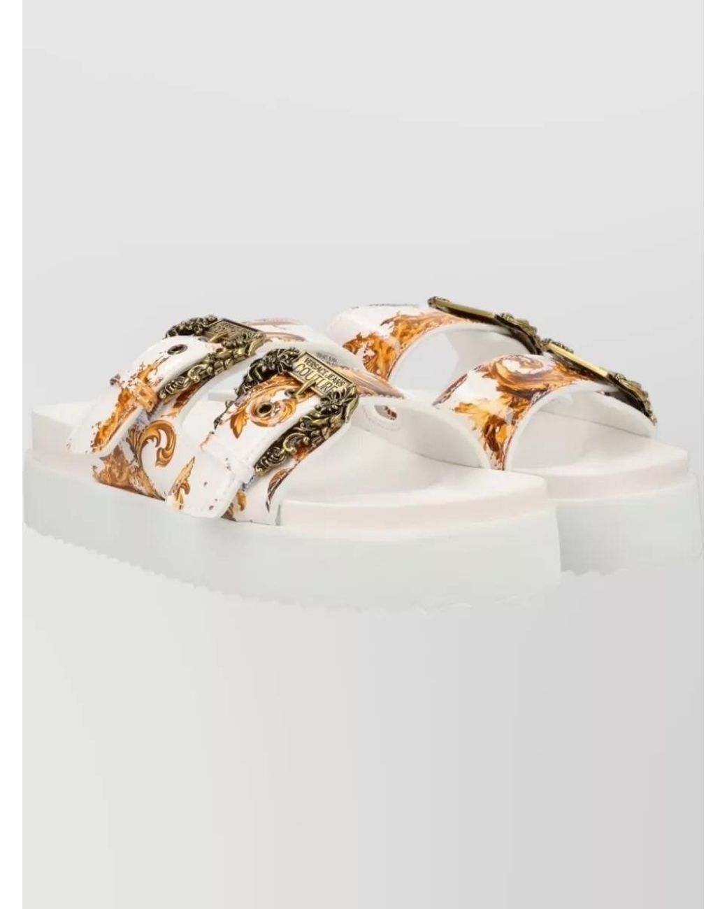 Versace Jeans Couture Natural Arizona Slides
