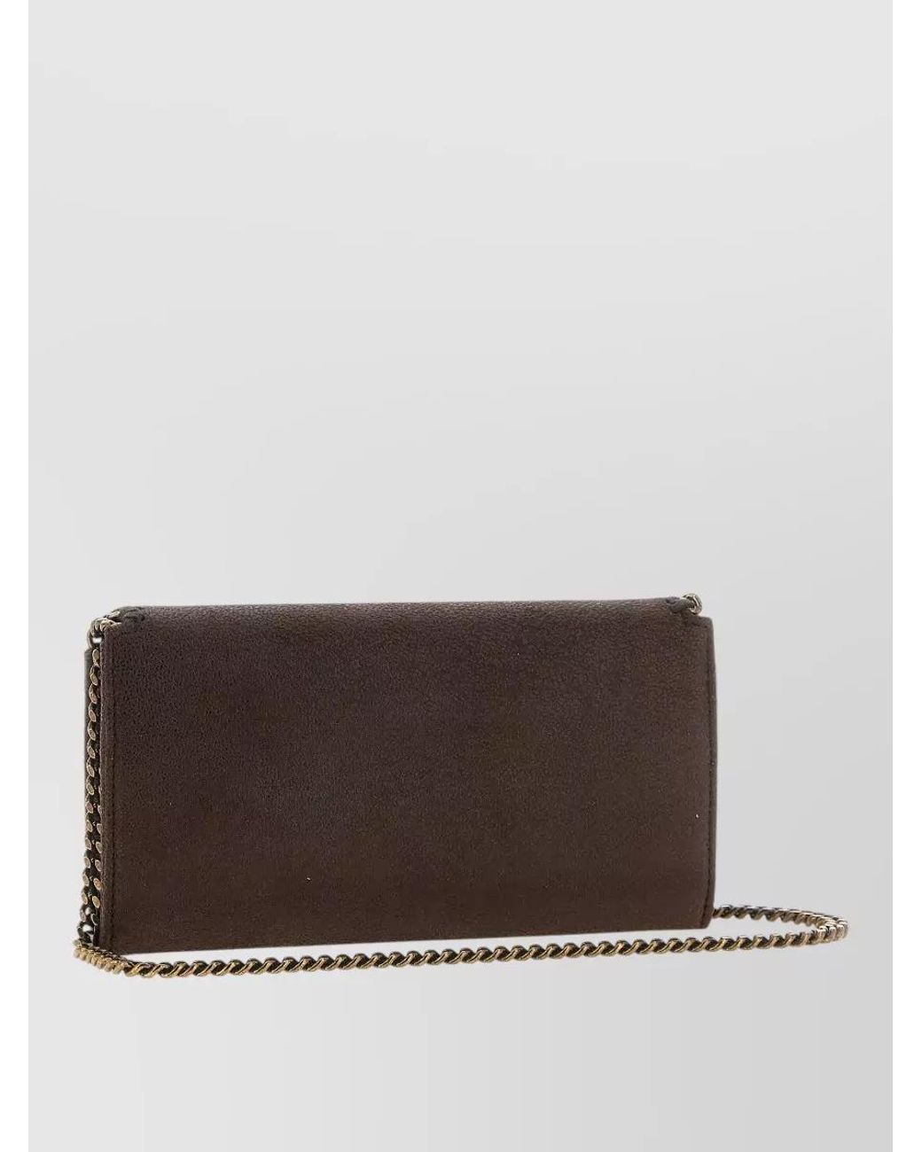 Stella McCartney Black Continental Chain Wallet